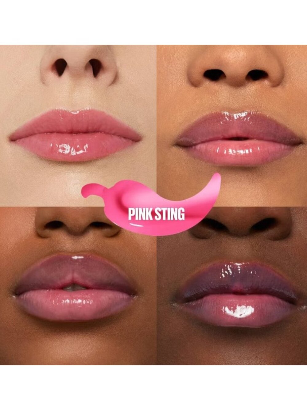 5x - Maybelline Lifter Plump Lip Plumping Gloss - 003 Pink Sting - Picture 2 of 10